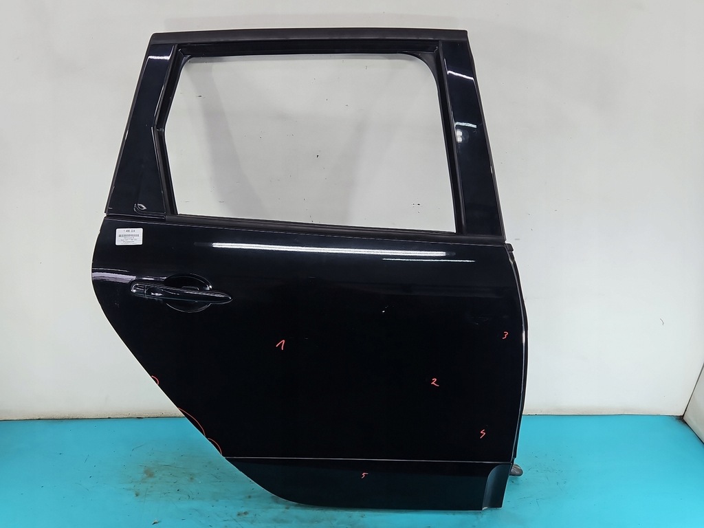 фото №2, Дверь задняя правое renault scenic iii чёрный tegne