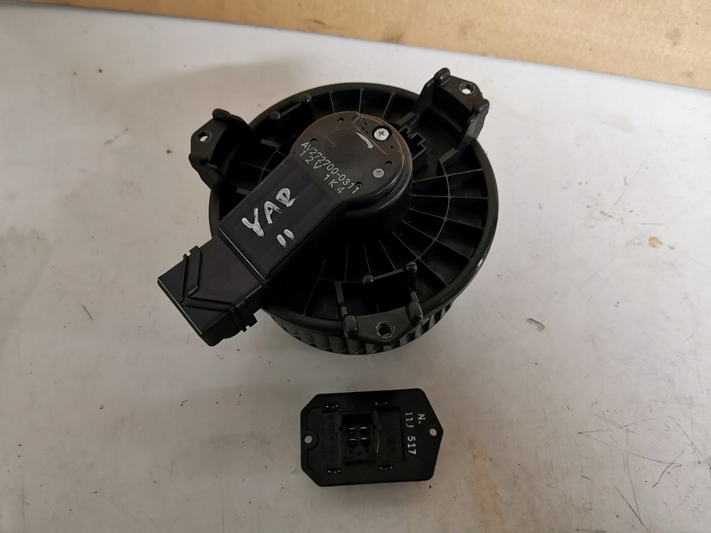 фото №1, Повітродувка салону вентилятор резистор yaris ii w-wa