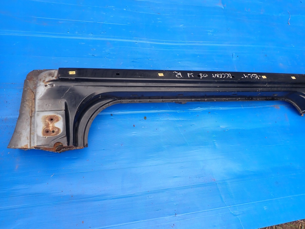 фото №4, Hyundai accent 00-05 3d поріг правий
