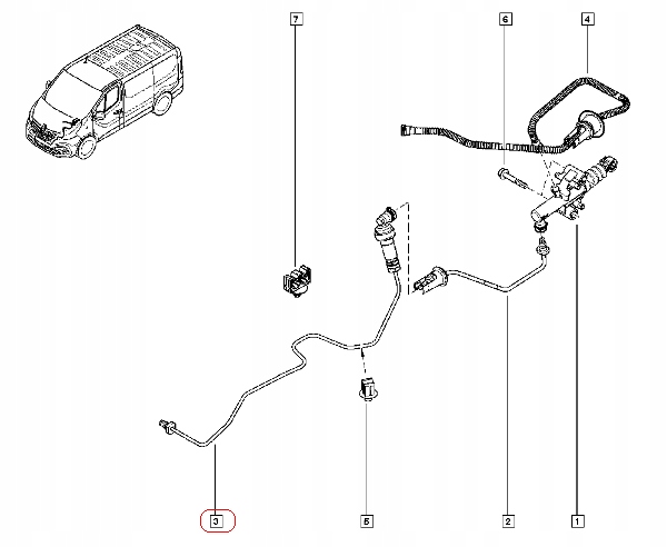 фото №5, 308513781r renault шланг сцепления r trafic iii оригинальный номер