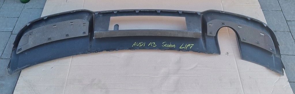 фото №14, Накладка бампера задняя audi a3 8v sedan lift s-line