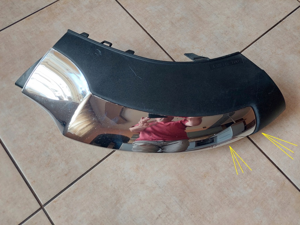 Купити Спойлер - накладка-спойлер - правий перед - хром - mercedes gle w292 - amg