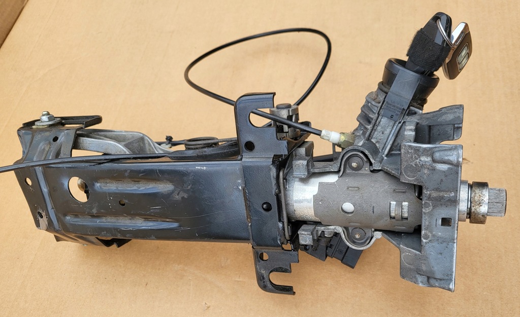 фото №10, Колонка рулевая замок зажигания ключ датчик kąta поворота bmw 5 e39 оригинальный номер eu