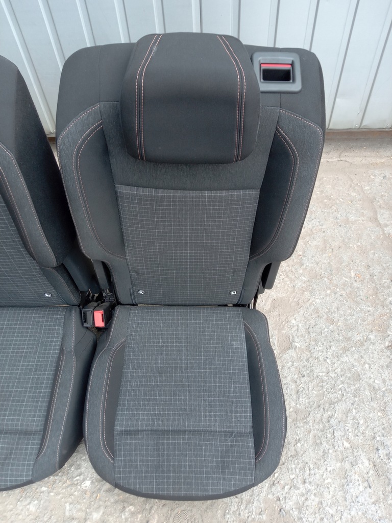 фото №9, Peugeot rifter gt-line 1.5d сиденья правый левый заднее сиденье комплект