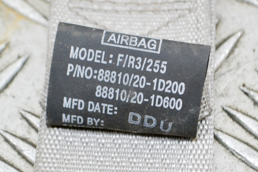 фото №7, Kia carens un pas безпеки передній правий 88810-1d200 88810-1d600 8882