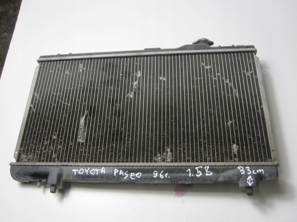 Радиатор воды toyota paseo 1.5 96r 33cm с Разборки