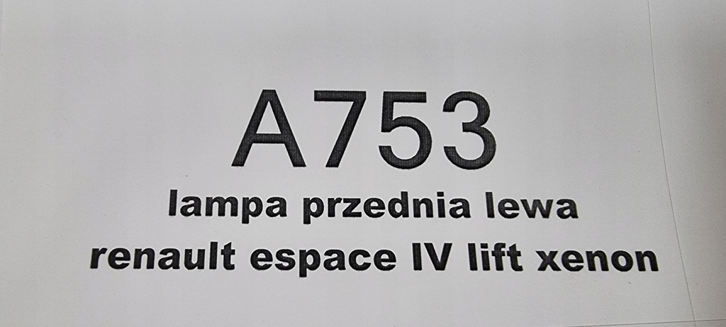 фото №9, Лампа передняя левая renault espace iv lift ксенон