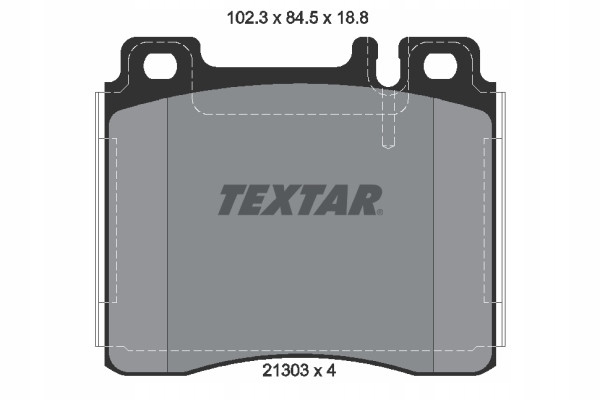 фото №3, Textar гальмівні колодки гальмівні mercedes s-klasa 91-99