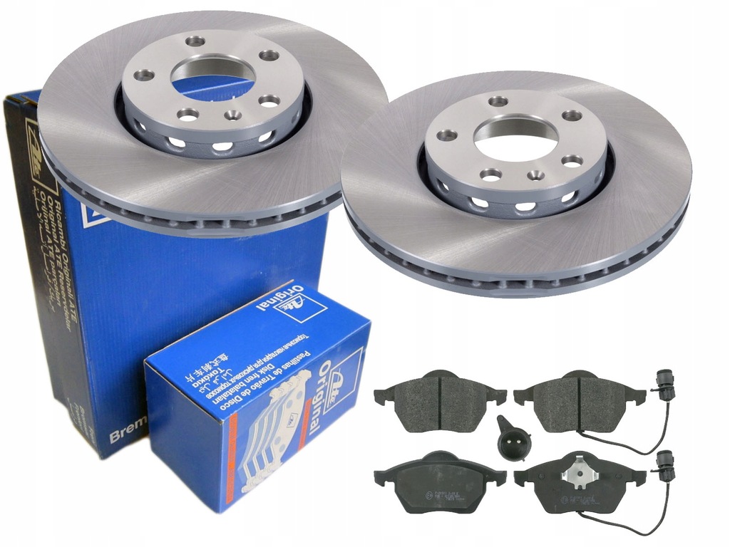 фото №1, Тормозные диски тормозные колодки ate перед audi 100 c4 a6 c4