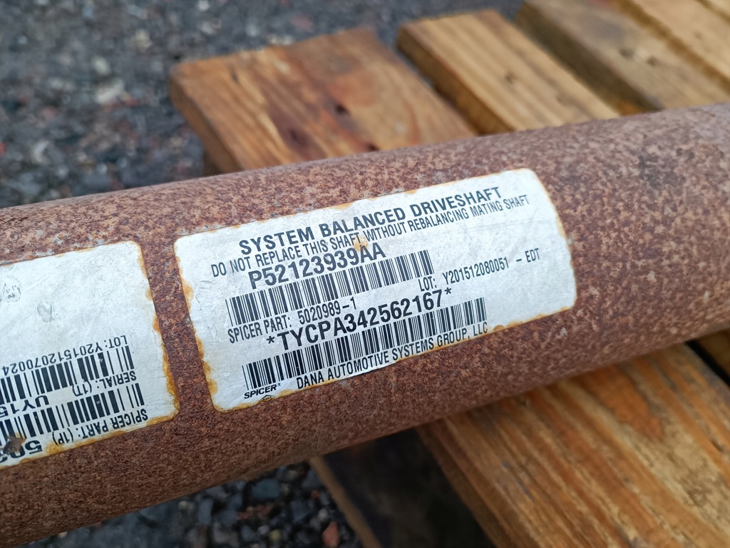 фото №11, Wał привідний dodge ram 5.7 4x2 2013-2018