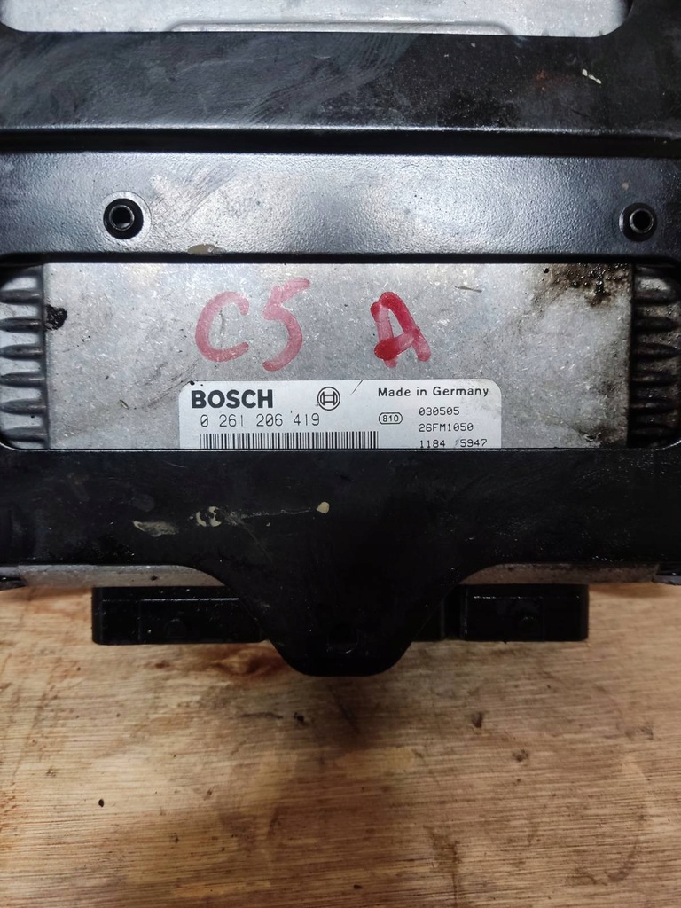 фото №1, Бортовой компьютер двигателя citroen c5 0261206419