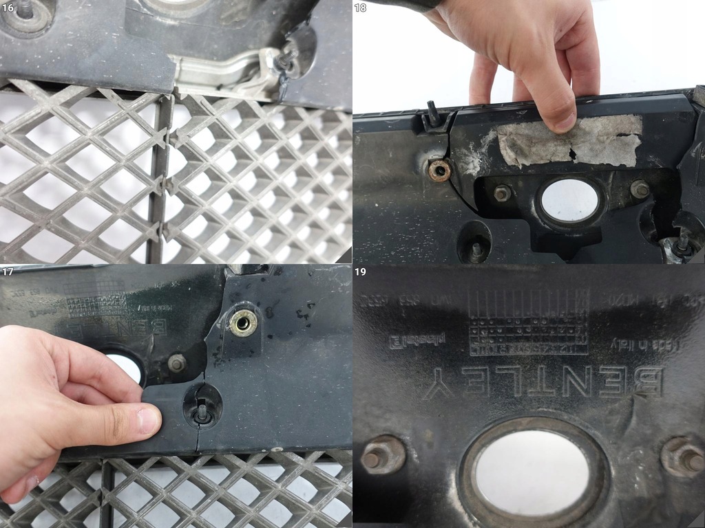 фото №14, Bentley continental flying spur 3w5 06-12 решітка радіатора решітка радіатора решітка капот бампер