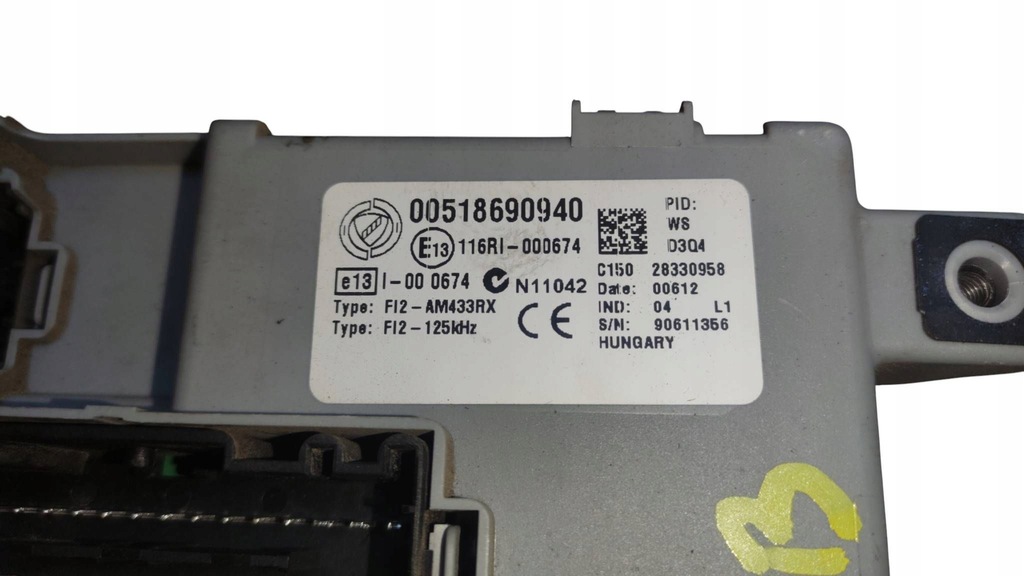 фото №10, Коробка запобіжників bsi fiat grande punto 00518690940 100% справний