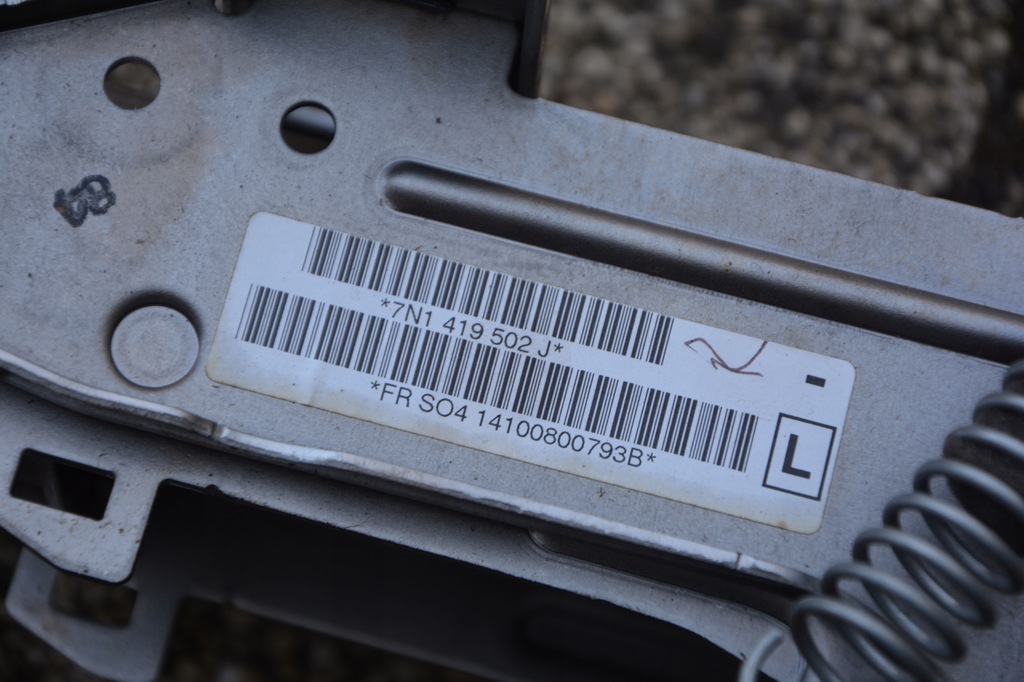 фото №7, Колонка кермова vw sharan 7n1419502j