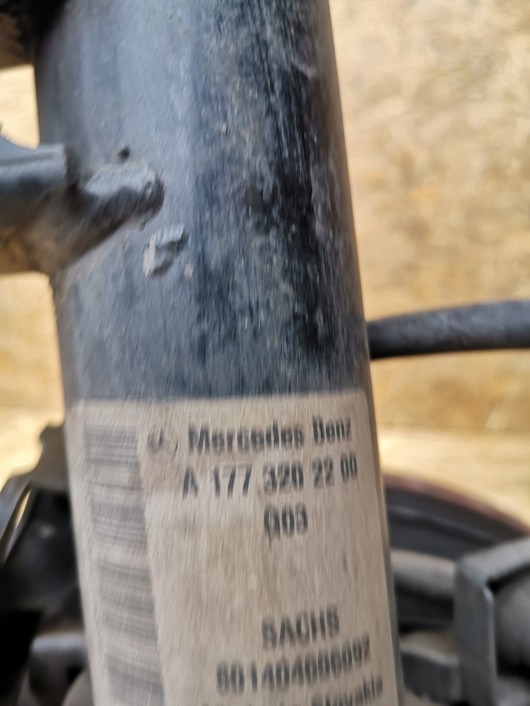 фото №9, Mercedes a-klasa w177 амортизаторна стійка поворотний кулак правий перед важіль 2.0b