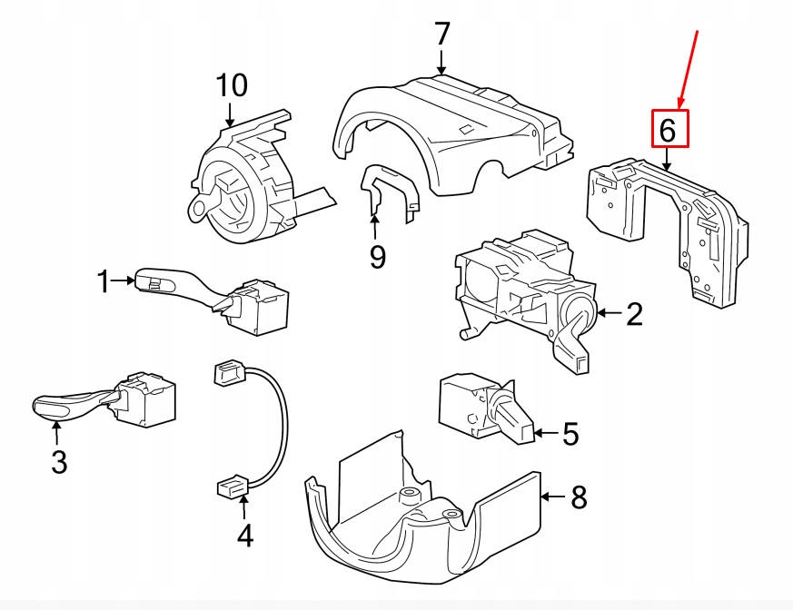 фото №8, Porsche cayman 987 центральная блок управляющий колонки 99761328901