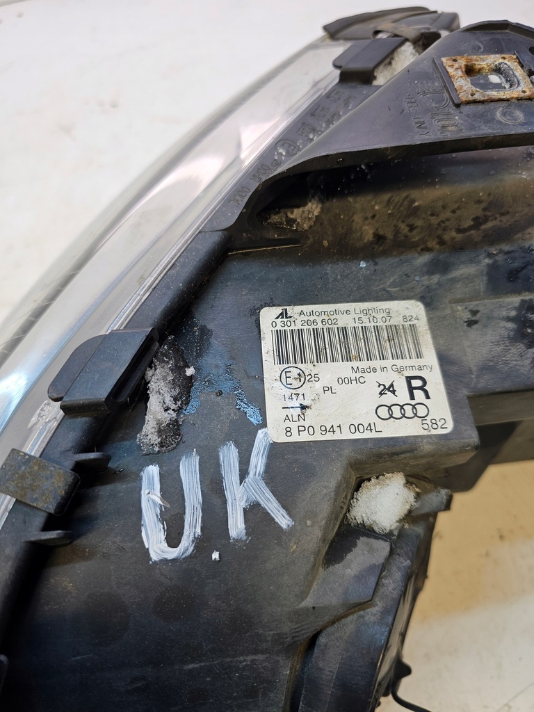 фото №8, Фара правый audi a3 8p lift 8p0941004l uk