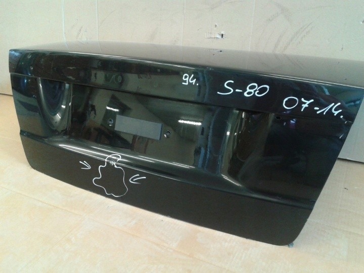 фото №2, Volvo s-80 2007 кришка багажника задня