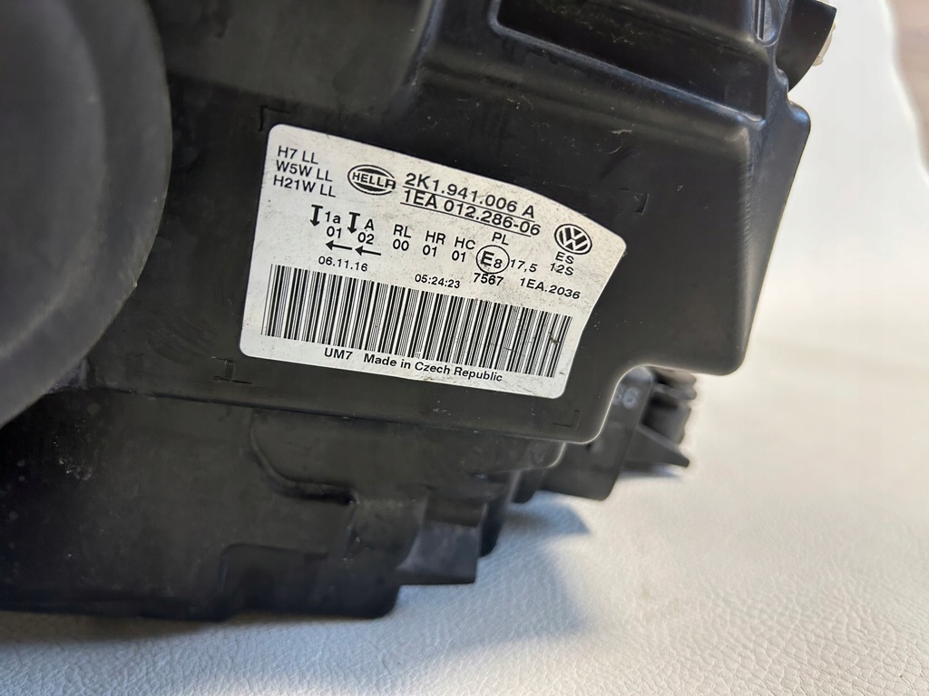 фото №6, Vw caddy 2k1 h7 лампа правая перед