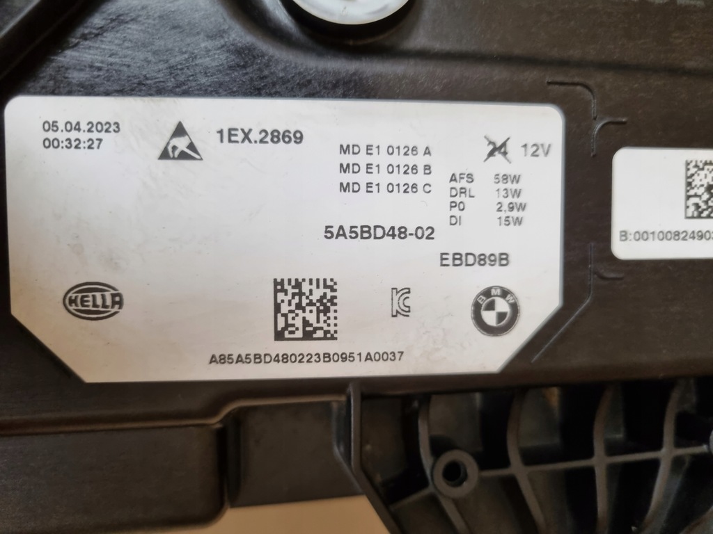 фото №13, Bmw x1 u11 full led лампы лампа левая правая комплектная 5a5bd47 5a5bd48