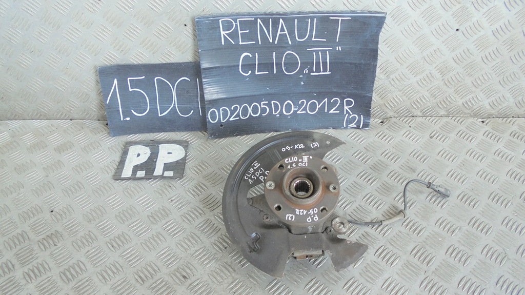 фото №4, Поворотный кулак правый перед renault clio iii 1.5 dci 05r