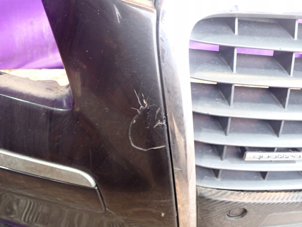 фото №7, Audi a8 d3 lift 05-10 бампер перед передний kompletny решётка радиатора 4z4z