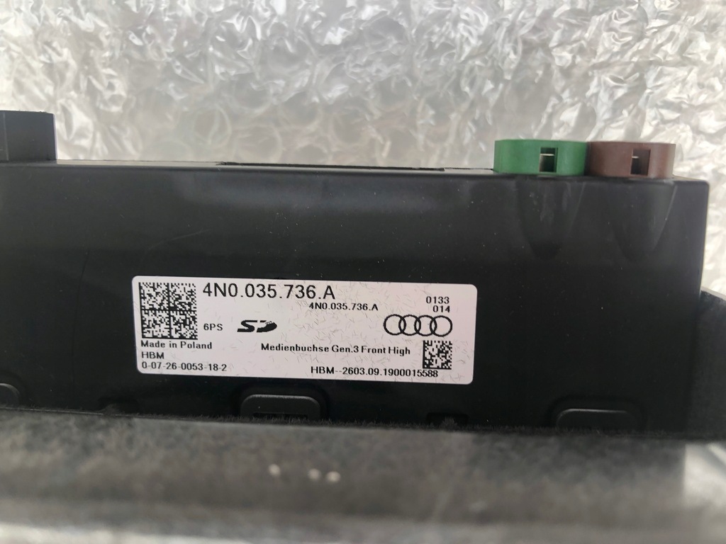 фото №11, Audi a6 a7 c8 4k a8 d5 зарядний пристрій індукційна інтерфейс аудіо port usb sd sim