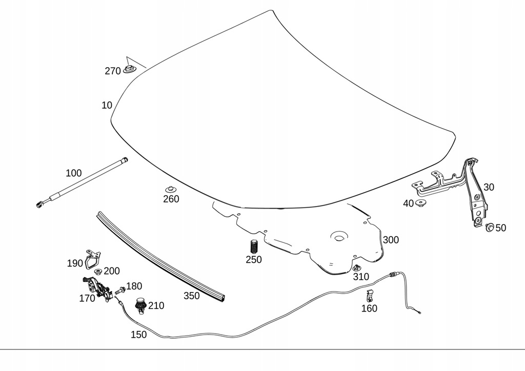 фото №1, Передня капот mercedes b klasa w247