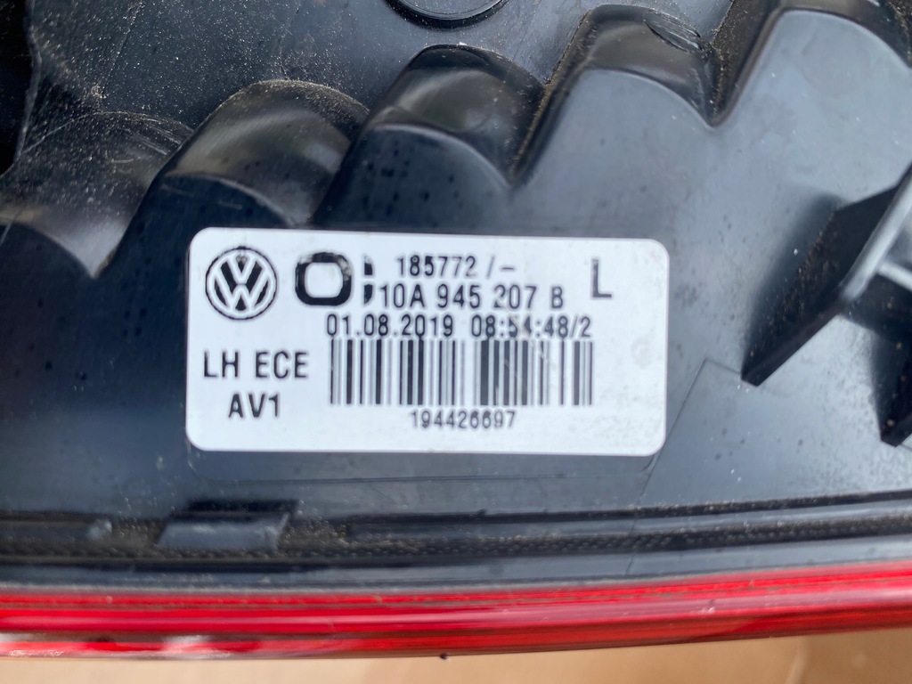 фото №7, Vw id.3 id3 лампа задня led ліва 10a945207b