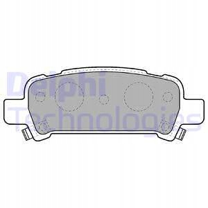 фото №2, Тормозные колодки тормозные задняя do subaru legacy iv 2.0 3.0