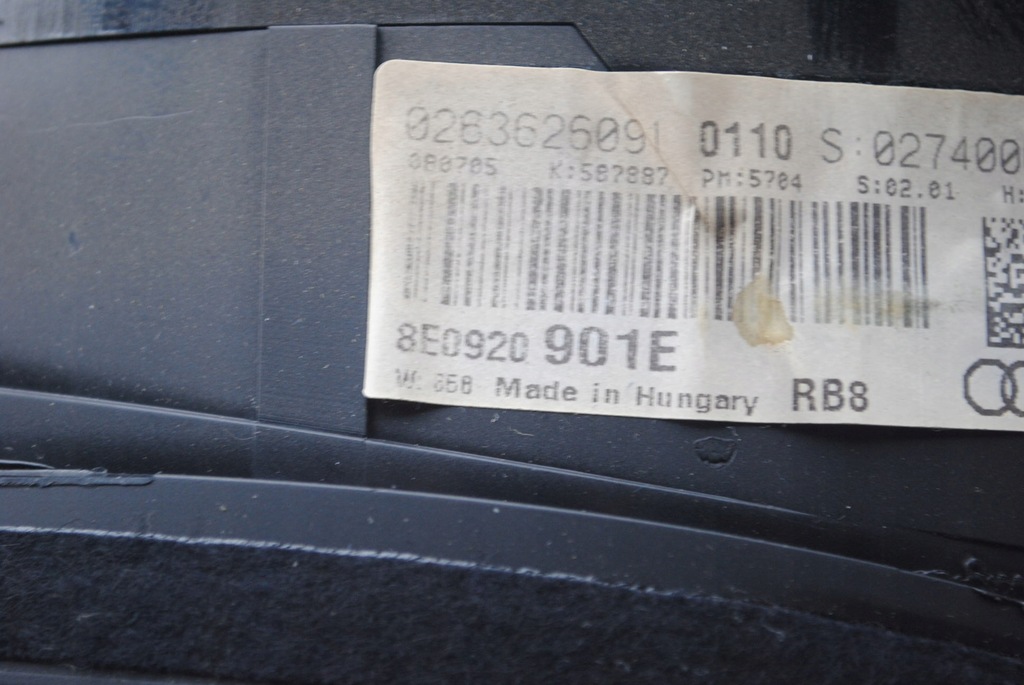 фото №6, Лічильник прилади 8e0920901e audi a4 b7 2.0 tfsi