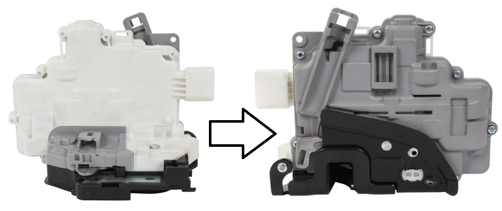 фото №6, Замок центральний двері перед p audi vw 8j1837016c