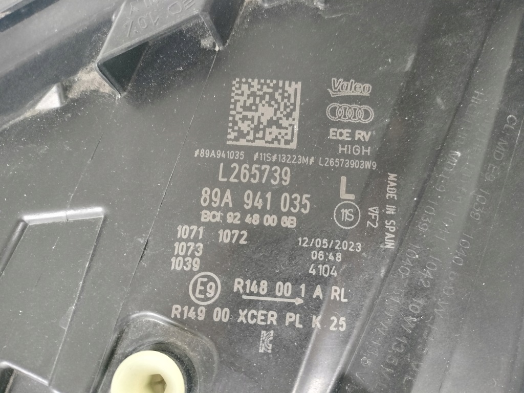 фото №11, Лампа левая фара audi q4 89e full led matrix