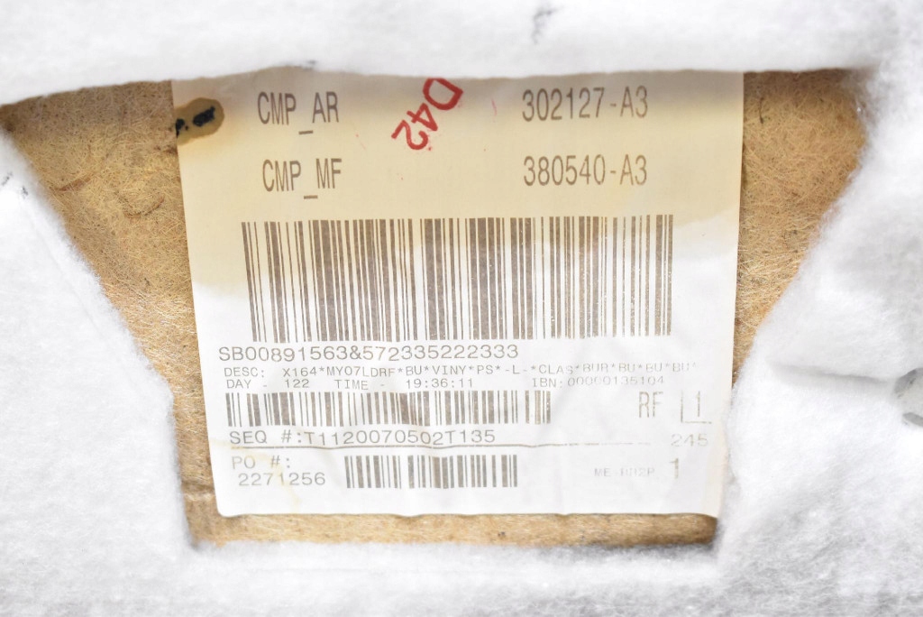 Карта обшивки шкіряний комплект європа  mercedes gl x164 06-09 Зі Шроту