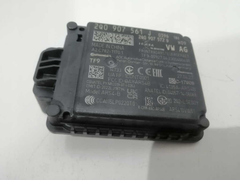 фото №1, Радар датчик 2q0907561j