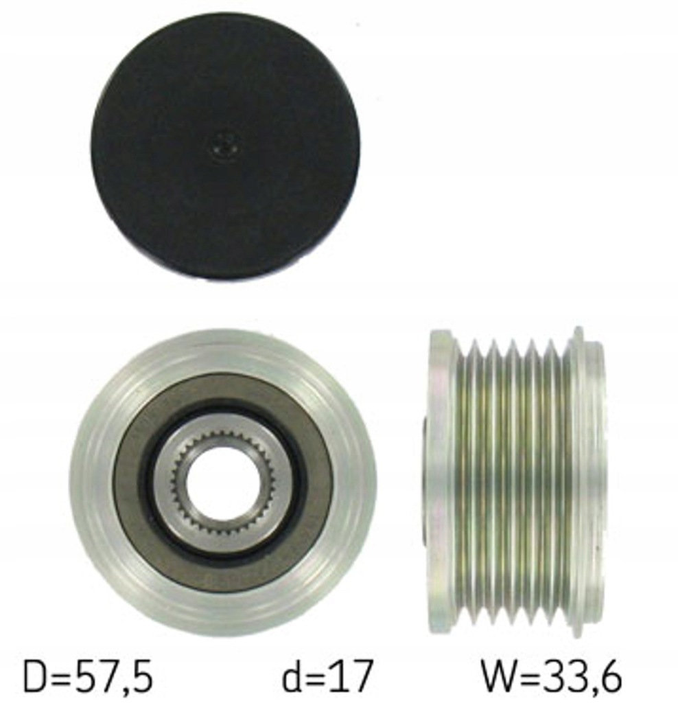 Купити Ролик генератора citroen c5 01-,xsara