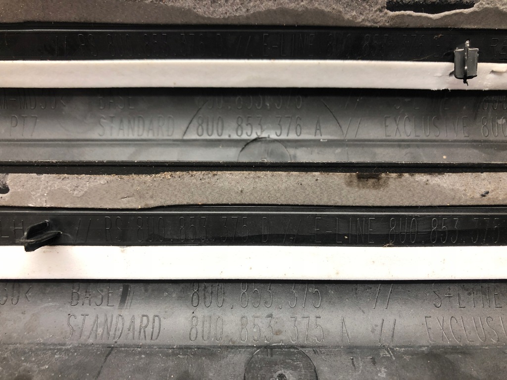 фото №9, Audi q3 8u s line накладки накладки пороговые kpl оригинал