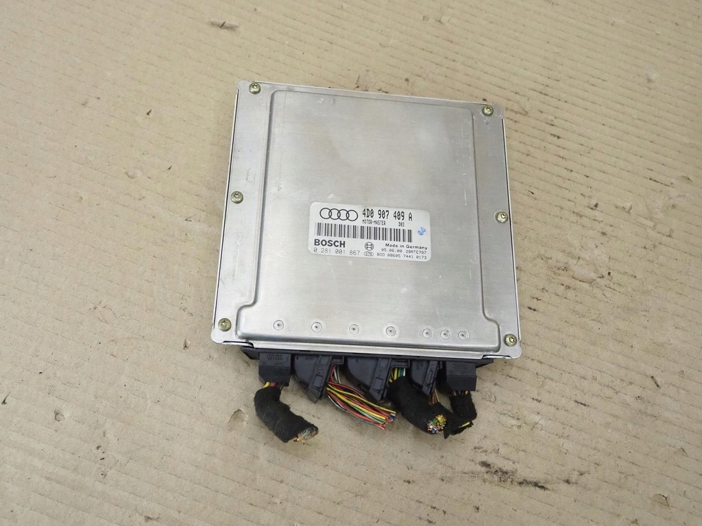фото №11, Блок керування двигуна audi a8 d2 4d0907409a