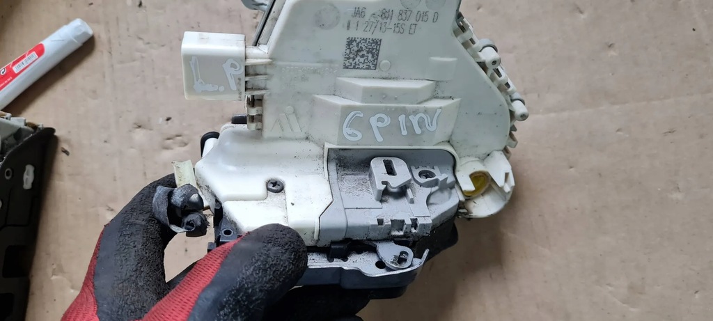 фото №7, A6 c7 4g замок двері лівий перед 8j1837015d 6 pin a7 4g a4 b8 a5