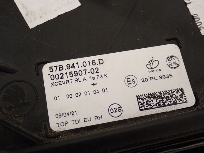 фото №7, Skoda karoq full led 16- фара правый лампа правая 57b941016d