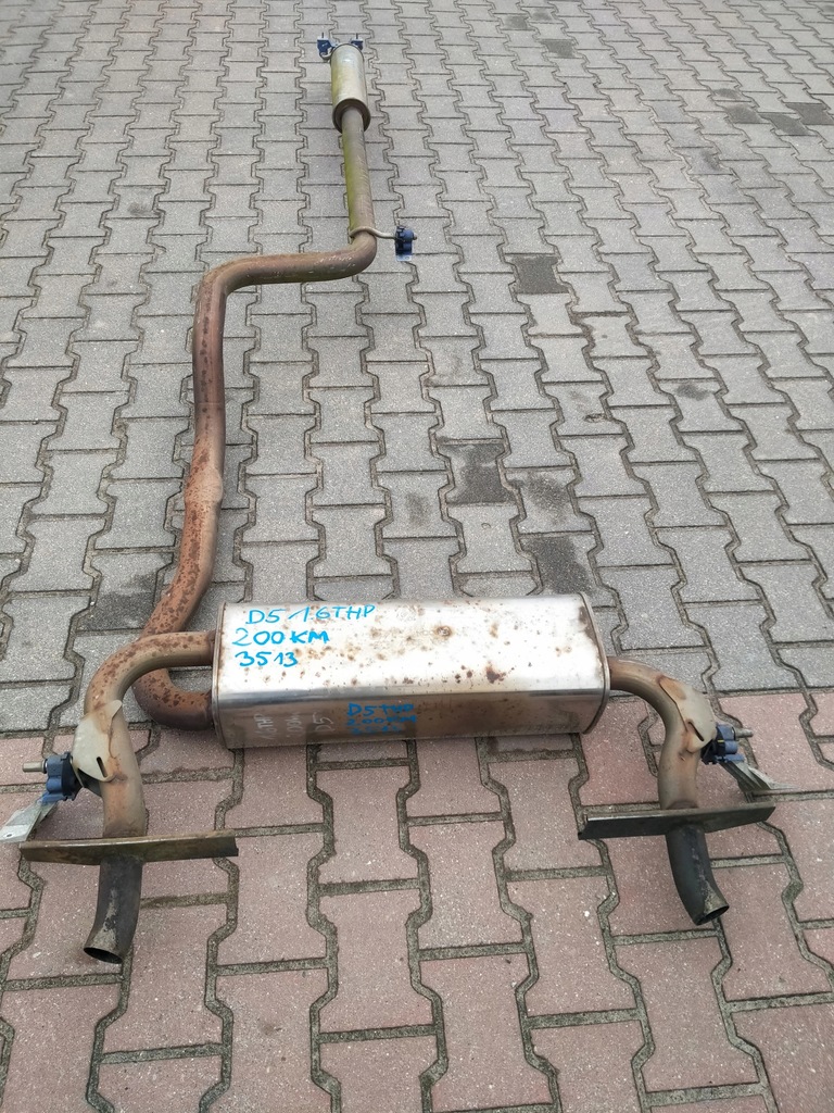 фото №1, Citroen ds5 1.6 thp 200km гасник труба psa3513
