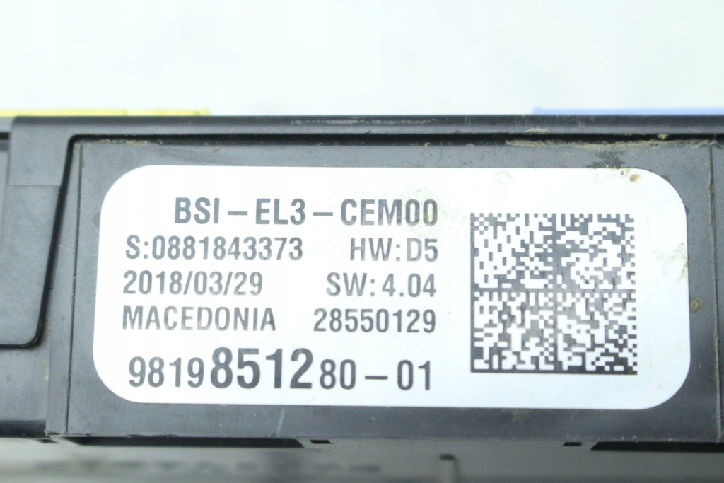 Модуль bsi коробка предохранителей 9819851280 citroen jumpy iii expert Недорого