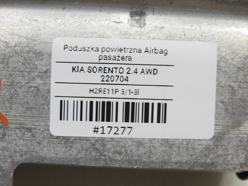 фото №8, Подушка подушка безопасности пассажира kia sorento i 56920-3e000