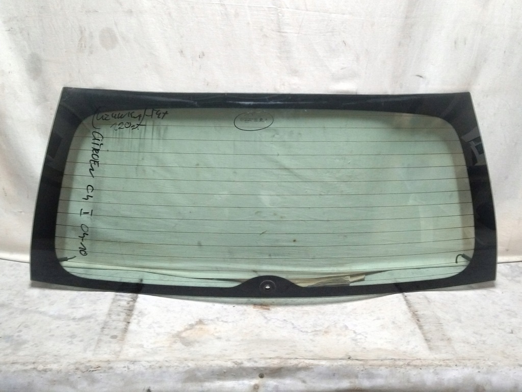 фото №1, Стекло задняя citroen c4 i 2004-2010 оригинал