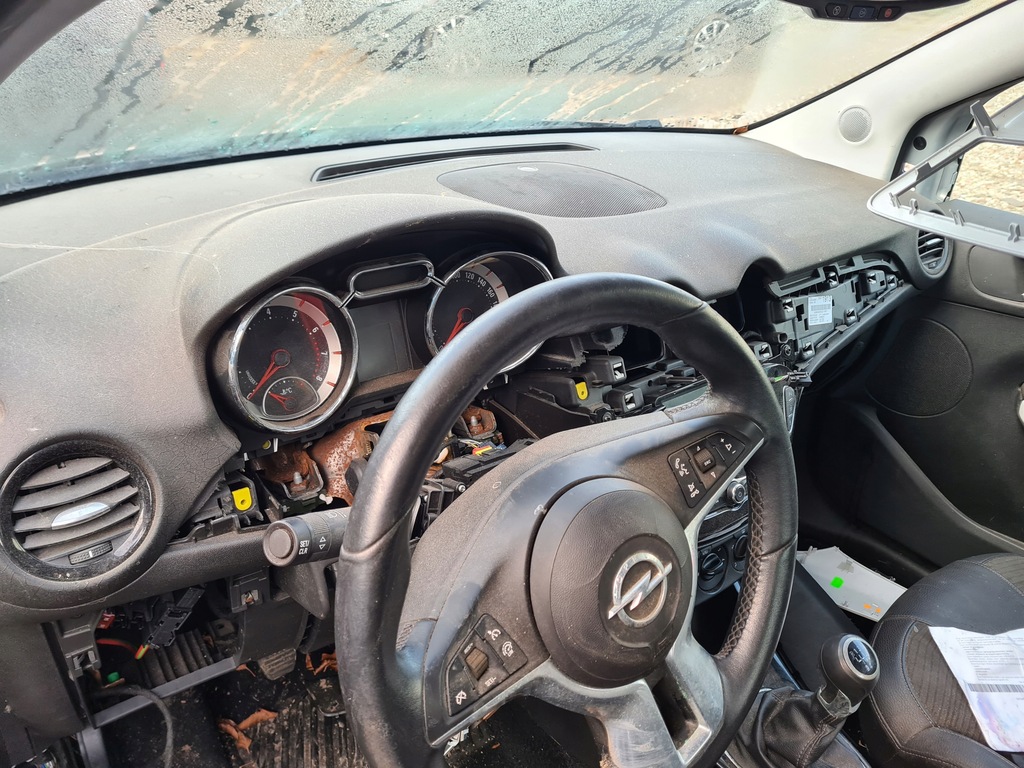 фото №3, Приборная панель приборная панель консоль подушка натяжитель поперечина air bag opel adam