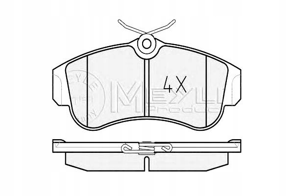 фото №1, Meyle тормозные колодки тормозные nissan almera ii 1.5 n16
