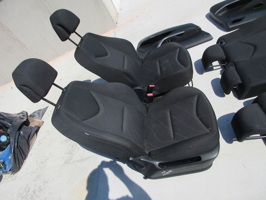 фото №11, Сидіння перед лівий правий заднє сидіння задня обшивки двері peugeot 308 sw kombi europa