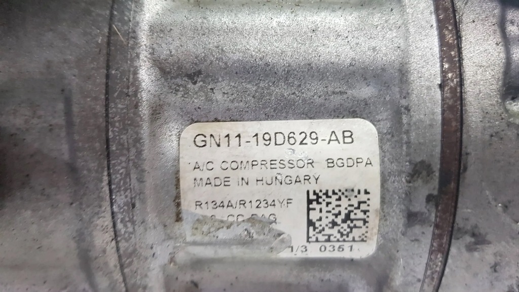 фото №6, Компрессор кондиционера gn11-19d629-ab focus mk4 fiesta mk8 puma mk2 1.5 eb