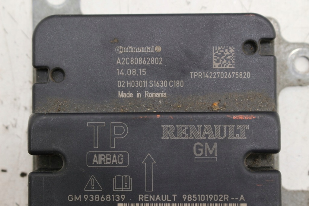 фото №5, Датчик подушка безпеки 985101902r trafic iii vivaro b спрацьований