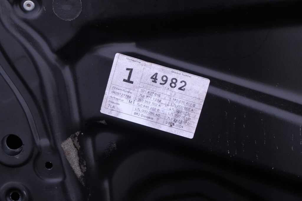 фото №8, Vw touareg 7l дверь правый перед полный ld7z